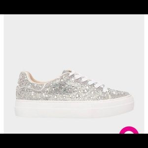 Betsy Johnson Sidney Rhinestone platform sneakers